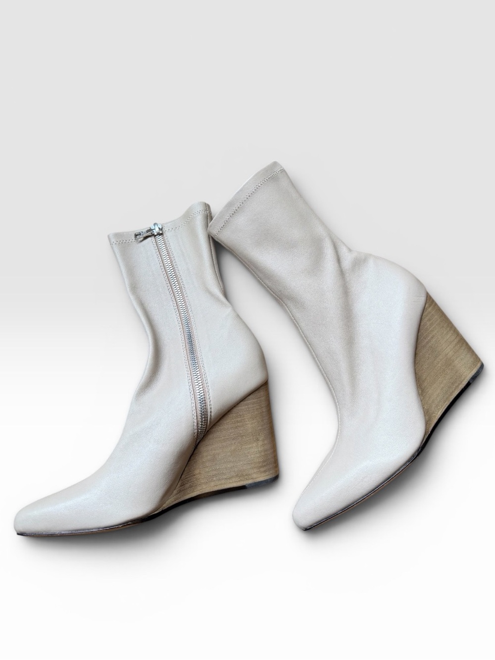 rag & bone Phoenix Wedge Bootie in Lightsand - Picture 3 of 7
